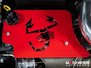 FIAT 500 Engine Cover for MAXFlow Intake System - 1.4L Multi Air Turbo - Scorpion Design - Gloss Red